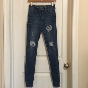 American Eagle Super Hi-Rise jeggings